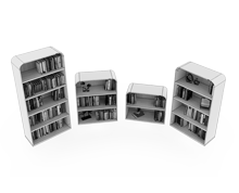 قفسه-نشریات-برلیانت-تیپ-6272-41 -  - https://mohitara.com