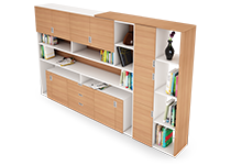 کتابخانه-و-ویترین-بلند-ویژه-اتاق-مدیر-عامل-گراف-تیپ-6151-41 -  - https://mohitara.com