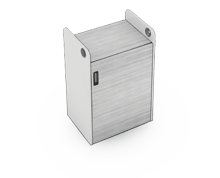 کمد-بایگانی-تمام-درب-چوبی-با-یک-درب-ونیکا-تیپ-6291-41 -  - https://mohitara.com