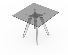 میز-کنفرانس-مربع-آیفل-تیپ-4156-41 -  - https://mohitara.com