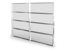 پارتیشن-اداری-دو-جدار-با-پوشش-تمام-شیشه-پریوال-تیپ-8551-41 -  - https://mohitara.com